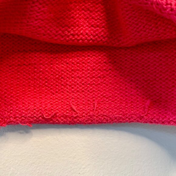 Pink Knit Bunny Sweater Girls 4 4T Cozy Warm Rabbit POMEROY Girl Rolled Edges - Picture 4 of 7